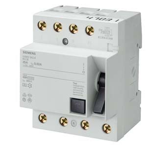SIEMENS 5SM36486 interruttore differenziale a 4 poli, tipo A, In: 100 A, 300 mA, Un AC: 400 V
