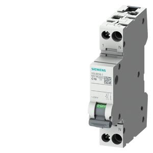 SIEMENS SIE 5SL60107 Interruttore magnetotermico 230 V 6 kA, 1+N poli /1 UM C10