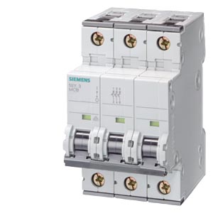 SIEMENS 5SY63167 Interruttore magnetotermico 400V 6kA, a 3 poli, C, 16A, P=70mm